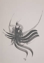 Ma'aqam  7- Handmade - Ink on Paper -  50x70 cm