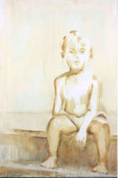 Girl Sitting - Oil on Canvas - 61'x38.1' - 2010