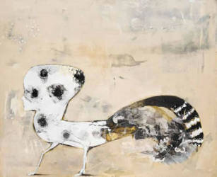 On Solitude - Mixed Media on Canvas - 55'x67' - 2009