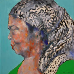 Cesaria Evora - 27.5'x27.5' - Oil on Canvas, 2012